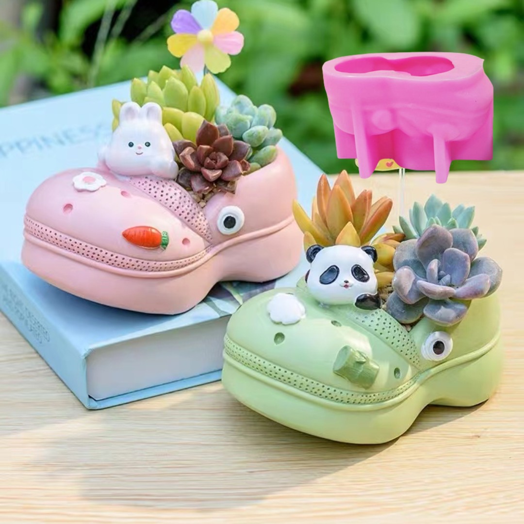 3D Animal Slippers Succulent P - đánh giá và giá Echeveria Succulent