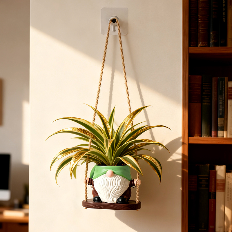 Bohemian Gnome Swing Hanging P - đánh giá và giá Echeveria Succulent