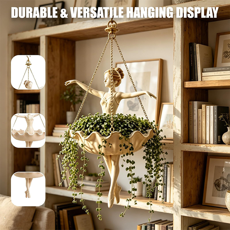 Ballet Dancer Hanging Planter  - đánh giá và giá Spider Plant Hanging