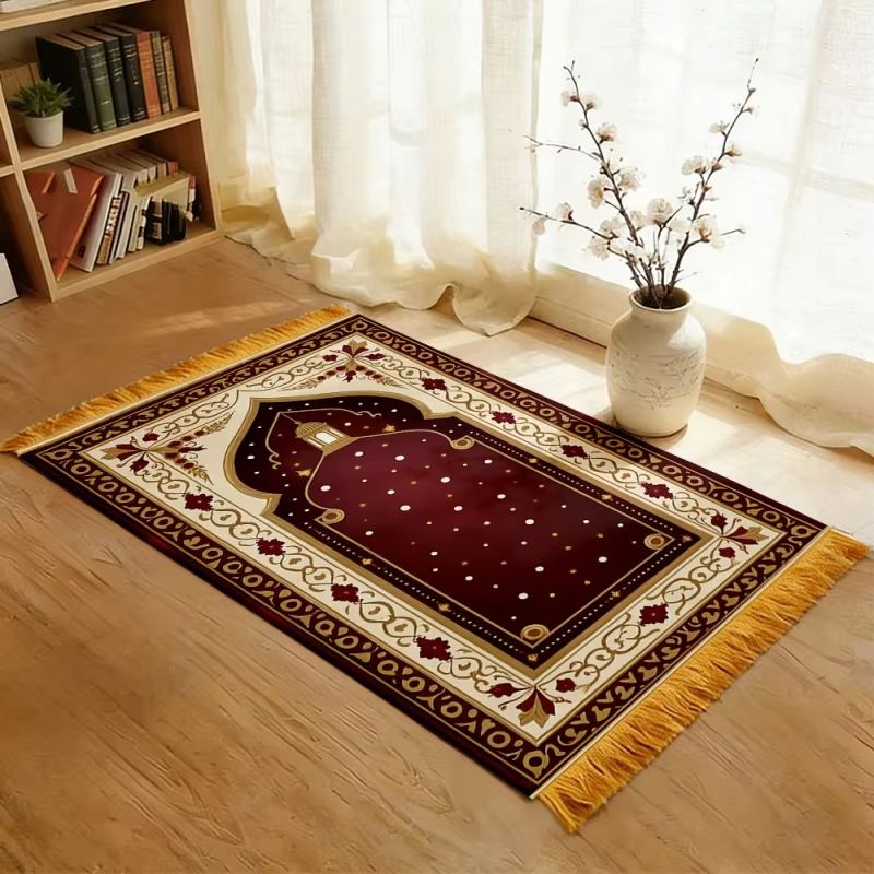 VIKAMA Burgundy Floral Mosque  - đánh giá và giá Maranta Prayer Plant