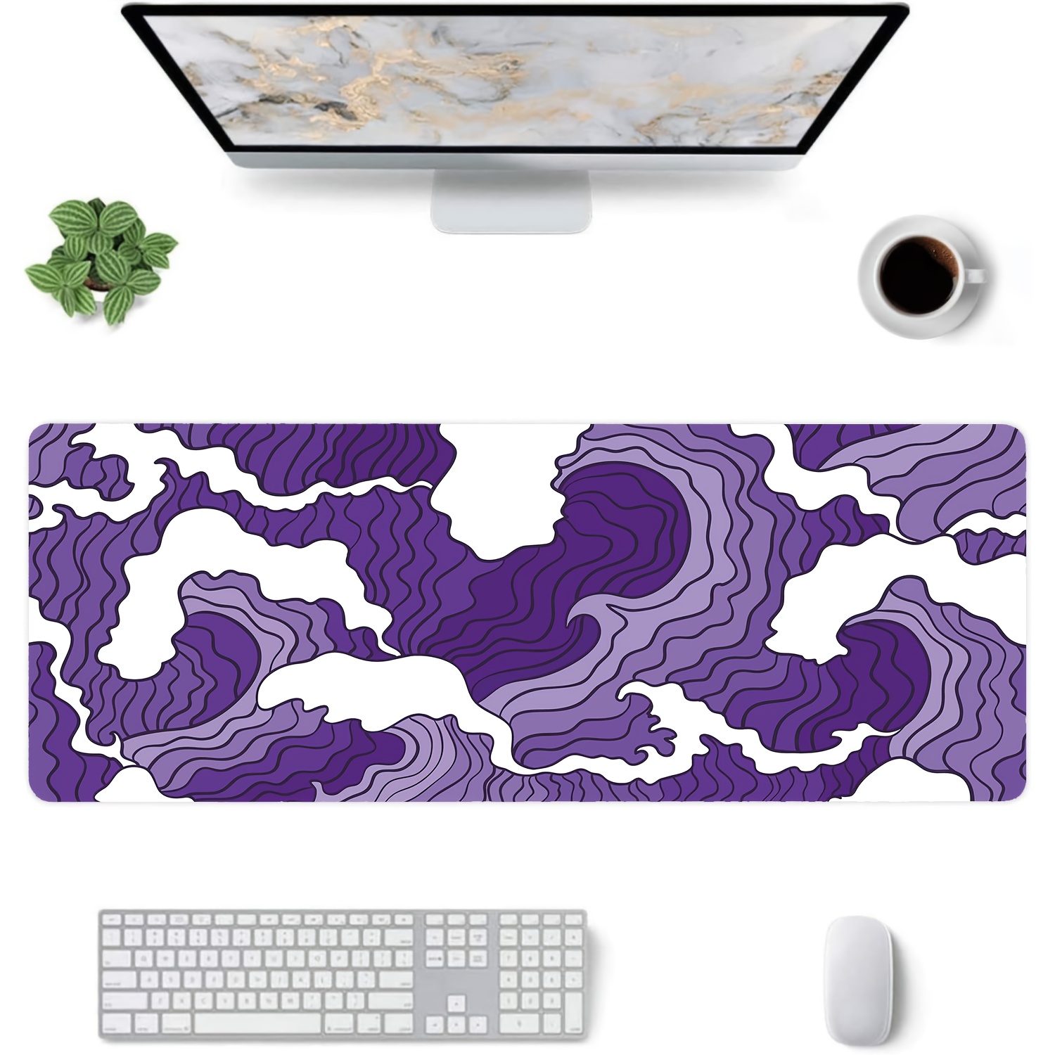 Purple and White Waves Art Des - đánh giá và giá Tradescantia Purple