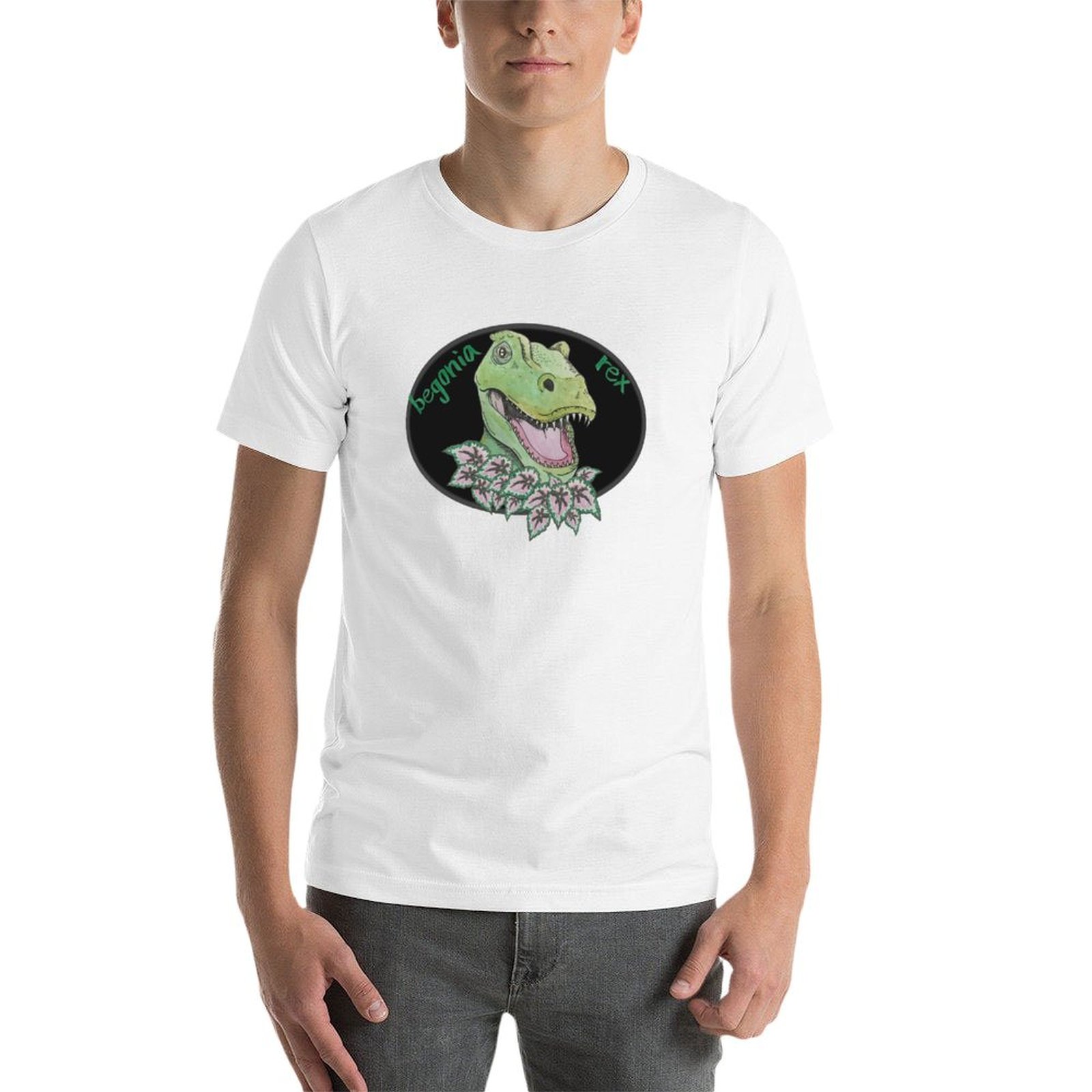 T rex begonia T-Shirt Basic So - đánh giá và giá Begonia Rex